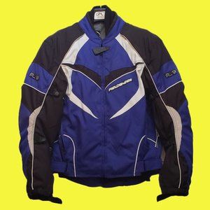 Men's Fieldsheer AR9 Blue Motorcycle Jacket Medium